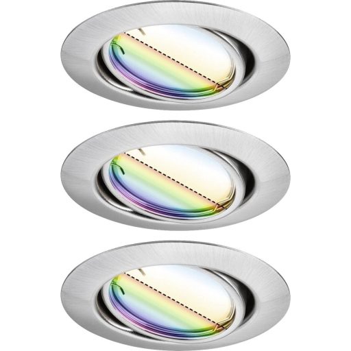 Paulmann 92467 LED-es beépíthető lámpa 3 részes készlet LED 14.7 W Vas (matt)