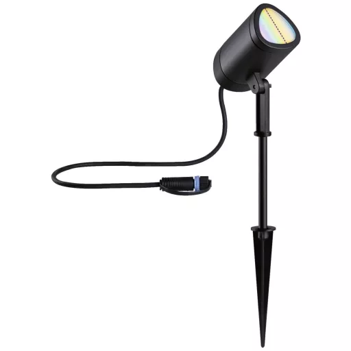 Paulmann Plug & Shine Shira 94849 Világításrendszer, Plug & Shine LED-es kerti fényszóró LED 6.5 W RGBW Antracit