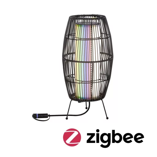 Paulmann Basket 94754 Világításrendszer, Plug & Shine LED dekorációs lámpa LED 3.2 W Melegfehér Fekete