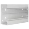Hager BR6513017035 Parapet csatorna Alsó rész (H x Sz) 2000 mm x 130 mm Szürke 2 m