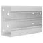 Hager BR6513017035 Parapet csatorna Alsó rész (H x Sz) 2000 mm x 130 mm Szürke 2 m