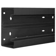   Hager BR6513019011 Parapet csatorna Alsó rész (H x Sz) 2000 mm x 130 mm Fekete 2 m