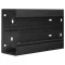 Hager BR6513019011 Parapet csatorna Alsó rész (H x Sz) 2000 mm x 130 mm Fekete 2 m