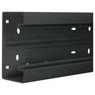   Hager BR6517019011 Parapet csatorna Alsó rész (H x Sz) 2000 mm x 170 mm Fekete 2 m
