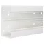 Hager BR6513019016 Parapet csatorna Alsó rész (H x Sz) 2000 mm x 130 mm Fehér 2 m