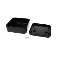   Hammond Electronics 1556FABK Univerzális műszerdobozok 160 x 160 x 70 ABS műanyag égésgátló Fekete 1 db