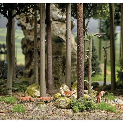 Busch H0 rókák Kész modell