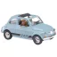 Busch 48735 H0 Személygépkocsi modell Fiat 500 sofőrrel és kutyával