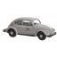 Busch 52964 H0 Személygépkocsi modell Volkswagen Bogár ovális ablak DBP szürke