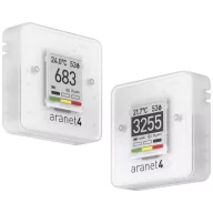   aranet CO2 mérő 0, 0, 0, 600 - 9999, 50, 85, 1100 ppm, °C, %, hPa Hőmérsékletmérő funkcióval