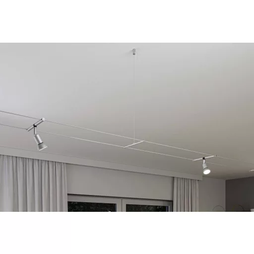 Paulmann Wire Corduo Suspension 94597 Kisfeszültségű köteles rendszer elemek Kötél akasztás Króm (matt)