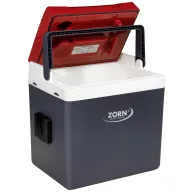   ZORN Cooler Z 26 LNE PX Akkus hűtő- és fűtődoboz EEK: E (A - G) Termoelektromos 230 V, 12 V, 18 V Fehér-piros, Szürke 25 l