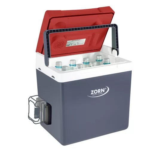 ZORN Cooler Z 26 LNE PX Akkus hűtő- és fűtődoboz EEK: E (A - G) Termoelektromos 230 V, 12 V, 18 V Fehér-piros, Szürke 25 l