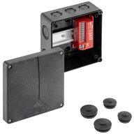   Spelsberg 49141005 Csatlakozó doboz (H x Sz x Ma) 79 x 140 x 140 mm Fekete IP65 1 db