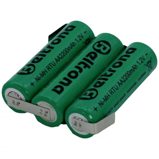 Beltrona RTU3AAZ Akkucsomag Cellaszám: 3 Elem- és akkuméret: Ceruza (AA) Z forrfül NiMH 3.6 V 2200 mAh