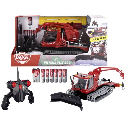 Dickie Toys 201108001 Pistenbully 600 1:18 RC kezdő modellautó Elektro Hernyótalpas