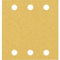   Bosch Accessories 2608901655 Csiszolópapír rezgő csiszolóhoz Szemcsézet 60 (H x Sz) 107 mm x 115 mm 50 db