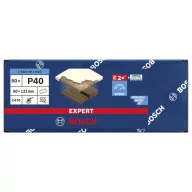   Bosch Accessories 2608901660 Csiszolópapír rezgő csiszolóhoz Szemcsézet 40 (H x Sz) 133 mm x 80 mm 50 db