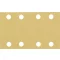 Bosch Accessories 2608901662 Csiszolópapír rezgő csiszolóhoz Szemcsézet 80 (H x Sz) 133 mm x 80 mm 50 db