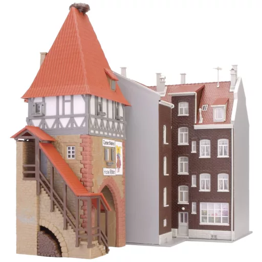 Kibri 12507 H0 Hotel Ritter városkapuval - különleges sorozat