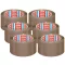 tesa 04195-00001-04 Csomagoló ragasztószalag tesapack® Barna (H x Sz) 66 m x 50 mm 6 tekercs