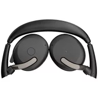   Jabra Evolve2 65 Flex Link380c UC On Ear headset Bluetooth® Stereo Fekete Noise Cancelling Headset, Mikrofon némítás, Hangerő szabályozás, Indukció,