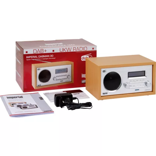 Imperial DABMAN 30 Asztali rádió DAB+, URH Bézs