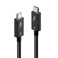   LINDY USB-C® kijelzőkábel Thunderbolt™ 4 USB-C® dugó, USB-C® dugó 1.00 m Fekete 31120