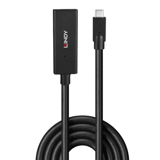 LINDY USB C kábel USB 3.2 Gen2 (USB 3.1 Gen2) USB-C® dugó, USB-C® alj 5.00 m Fekete 43364