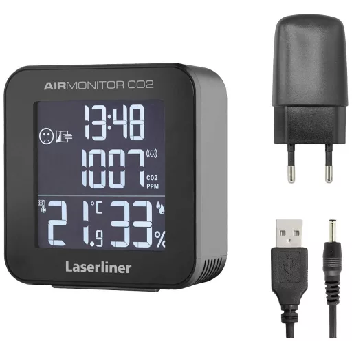 Laserliner AirMonitor CO2 Széndioxid mérő 400 - 9999 ppm