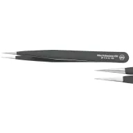   Műszerész csipesz, alkatrészfogó csipesz 120 mm hosszú Wiha ESD 32327