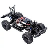   Amewi Dirt Climbing Fierce Tiger 1:10 Brushed RC modellautó Elektro Crawler 4WD RtR 2,4 GHz Akkuval és töltőkészülékkel, Fényeffekttel, Elemekkel