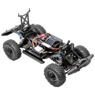   Amewi Dirt Climbing SUV CV 1:10 Brushed RC modellautó Elektro Crawler 4WD RtR 2,4 GHz Akkuval és töltőkészülékkel, Fényeffekttel, Elemekkel