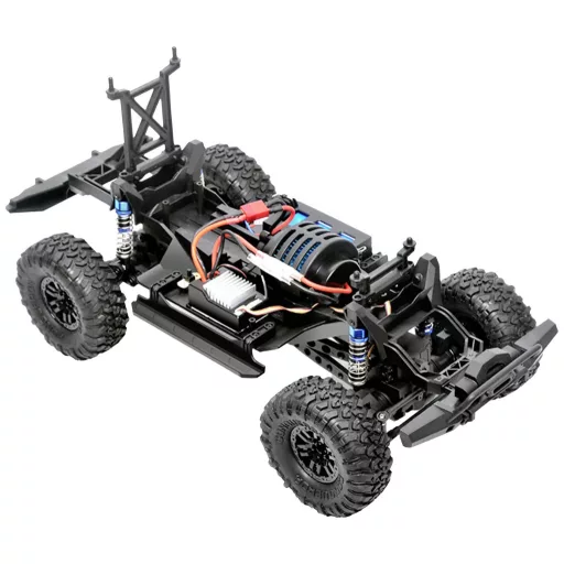 Amewi Dirt Climbing SUV CV 1:10 Brushed RC modellautó Elektro Crawler 4WD RtR 2,4 GHz Akkuval és töltőkészülékkel, Fényeffekttel, Elemekkel
