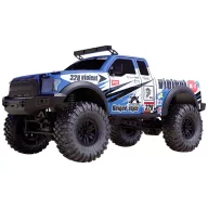   Amewi Dirt Climbing PickUp Race 1:10 Brushed RC modellautó Elektro Crawler 4WD RtR 2,4 GHz Akkuval és töltőkészülékkel, Fényeffekttel, Elemekkel