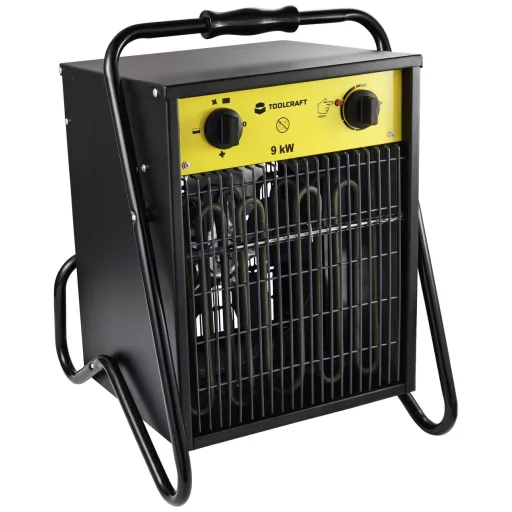 TOOLCRAFT TO-8578338 Ipari hősugárzó 9000 W Fekete/sárga