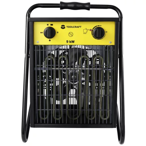 TOOLCRAFT TO-8578338 Ipari hősugárzó 9000 W Fekete/sárga
