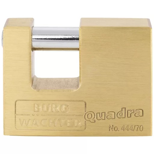 Burg Wächter 28680 Függő lakat 70.00 mm Különböző időben záródó Sárgaréz Kulcsos zár