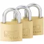 Burg Wächter 29941 Függő lakat 40.00 mm Egyidőben záródó Sárgaréz Kulcsos zár