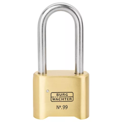 Burg Wächter 37491 Függő lakat 51.90 mm Sárgaréz Számkódos zár