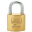 Burg Wächter 17601 Függő lakat 40.00 mm Különböző időben záródó Sárgaréz Kulcsos zár