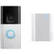 ring Video Doorbell + Chime (2nd Gen) IP videó kaputelefon WLAN Nikkel (matt), Fekete