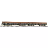   Liliput L260190 N 2 db 6 tengelyes készlet. Nehéz teherszállító kocsi, Sas 4850 a DR