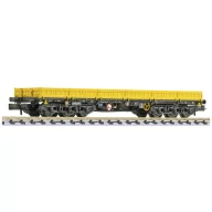   Liliput L265691 N 6 tengelyes. Samms-u 454 nagy teherbírású kocsi, DGB építőipari vonatkocsi