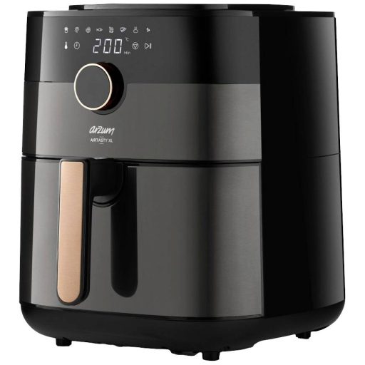 arzum AR2074-B Forrólevegős fritőz 6 l Időzítő funkció, Túlhevülés elleni védelem Vörösréz, Fekete