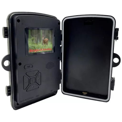 Berger & Schröter DH1 Vadmegfigyelő kamera 16 Megapixel Fekete LED-ek, Hangfelvevő Terepszínű zöld, Terepszínű barna