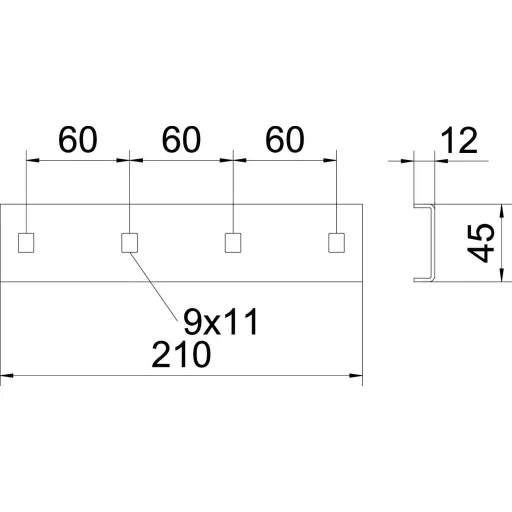 OBO Bettermann 7103576 Összekötő elem Összekötő darab 10 db