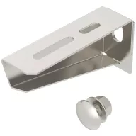   OBO Bettermann 6424440 Fali- és nyél tartó Rögzítőkészlet (H x Sz) 32.5 mm x 110 mm Nemesacél 30 db