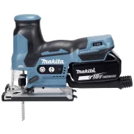   Makita DJV185RF1J Akkus asztali fűrész DJV185RF1J akkuval, Töltővel, Hordtáskával 18 V 3.0 Ah Vele szállított akkuk száma 1