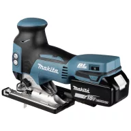   Makita DJV181RTJ Akkus asztali fűrész DJV181RTJ akkuval, Töltővel, Hordtáskával 18 V 5.0 Ah Vele szállított akkuk száma 1